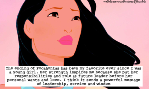  Walt 디즈니 Confessions - Pocahontas.