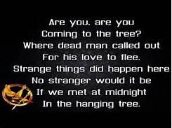 hanging tree third or second lyric