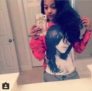 Aaliyah aka babygirl on my shirt