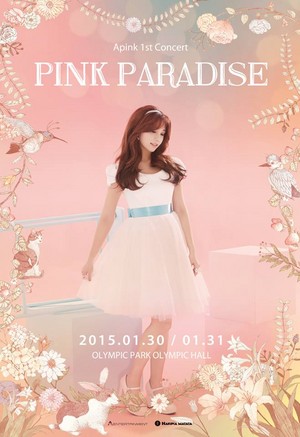  Apink 1st concert roze Paradise