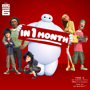 Big Hero 6 is coming on Blu-ray in 1 month