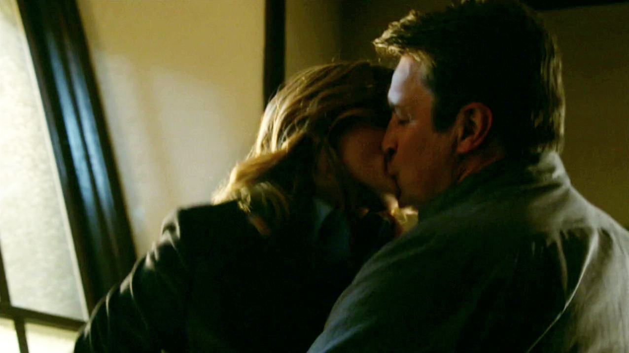 Photo of Castle and Beckett kiss-7x12 for fans of Castle & Beckett....