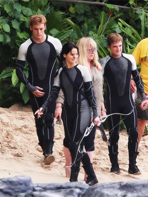 Catching Fire Behind Scenes