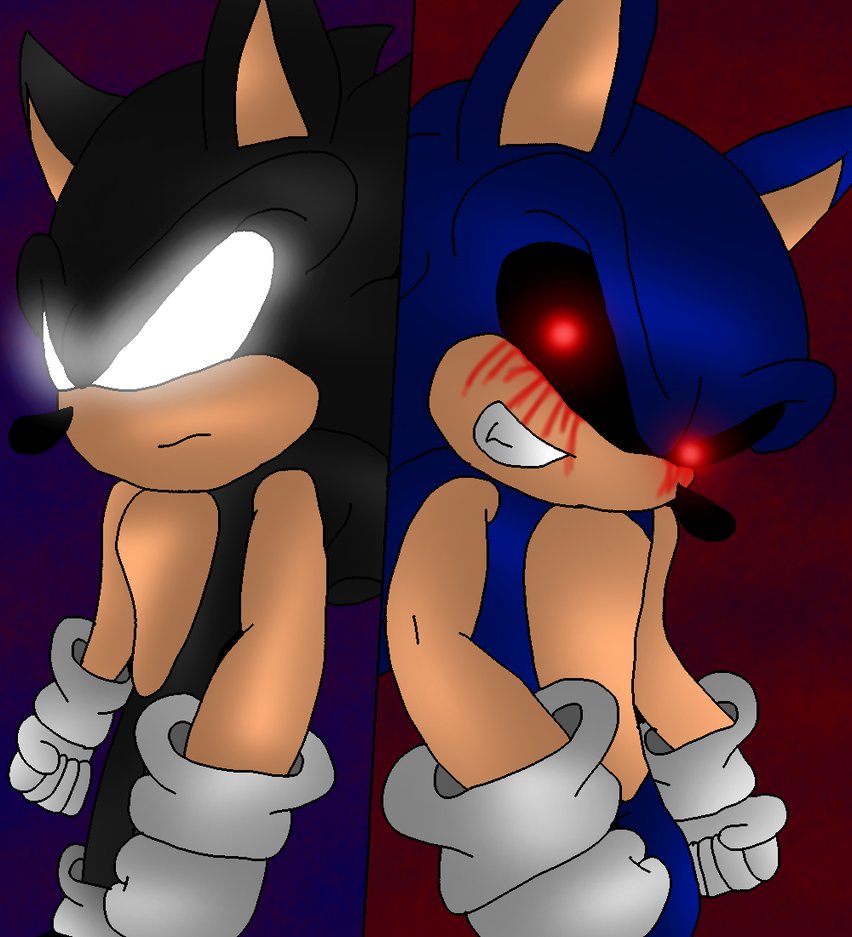 Dark Sonic VS Sonic.exe :3 - SonicexeLuv photo (38086610) - fanpop