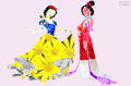 Disney Princess in Flowers - disney-princess photo