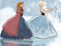 Elsa and Anna - elsa-the-snow-queen fan art
