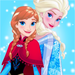 Elsa and Anna icon - elsa-the-snow-queen icon