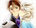 Hans and Elsa - frozen fan art
