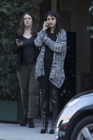 January 15: Selena leaving Mr Chow restaurant in Beverly Hills, California 