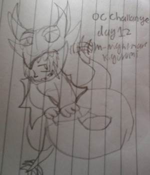 OC challenge -  (Day 12 M-Nightmare kigurumi)