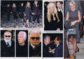 Princess Diana was pictured attending the funeral in Milan of fashion designer Gianni Versace - princess-diana photo