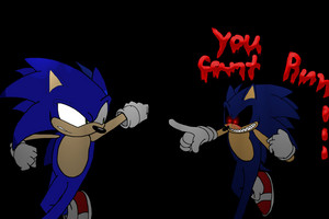  Sonic.exe chasing Sonic ^w^