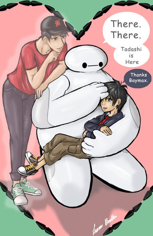  Tadashi, Baymax and Hiro