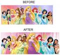 The Disney Princesses - Before and After - disney-princess photo