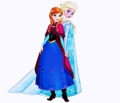 Walt Disney Images - Princess Anna & Queen Elsa - disney-princess photo