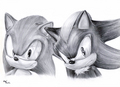 this is nice version of drawing - shadow-the-hedgehog photo