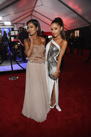  Ariana Grande and Jhene Aiko 2015 Grammy Awards