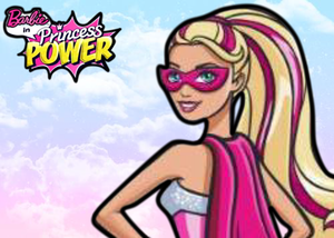  Barbie in Princess Power achtergrond