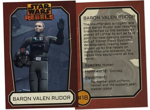  Baron Valen Rudor Trading Card