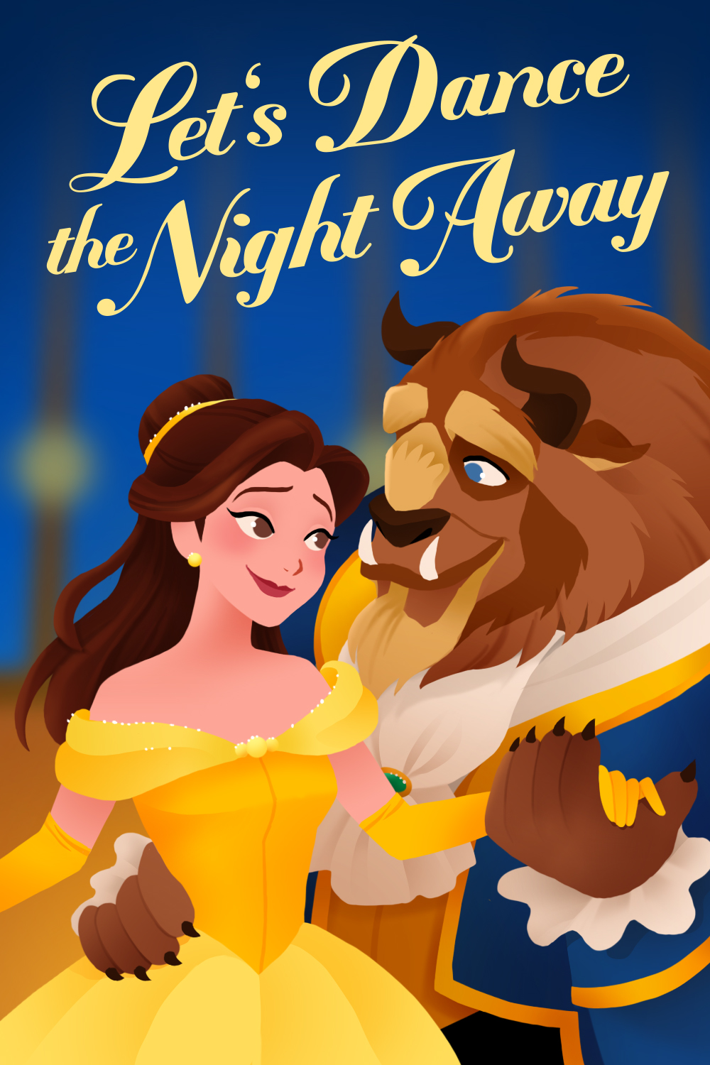 Disney valentines card valentines card. Beauty and the Beast card 