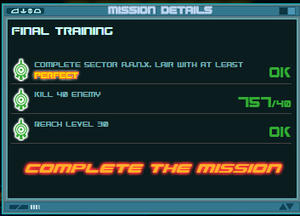  Complete the mission