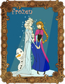Elsa, Anna and Olaf - frozen fan art