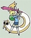 Fiona and cake - adventure-time-with-finn-and-jake icon