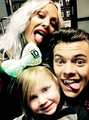Lou, Harry and Lux - one-direction photo