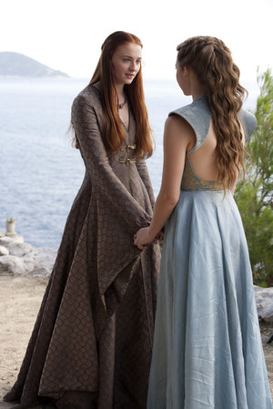  Margaery Tyrell and Sansa Stark