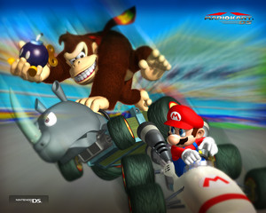  Mario Kart DS achtergrond