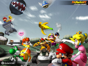  Mario Kart Double Dash achtergrond