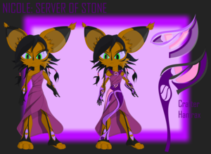  Nicole as the Server of Stone