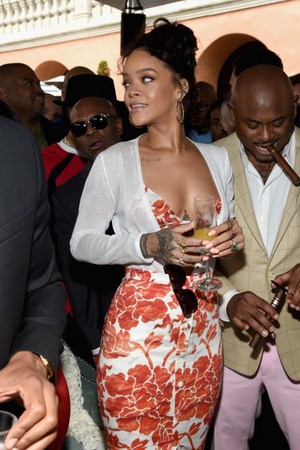 Rihanna Roc Nation Pre-GRAMMY Brunch