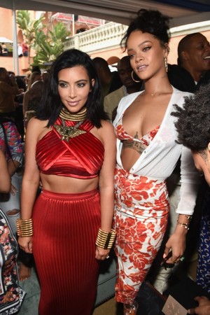 Rihanna and Kim Kardashian Roc Nation Pre-GRAMMY Brunch
