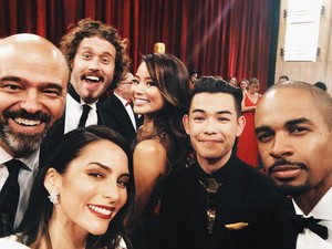  The Big Hero 6 cast at the Academy Awards
