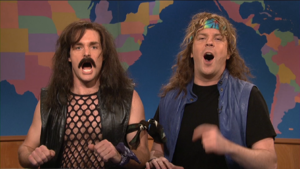  Will Forte and Jason Sudeikis as 'Jon Bovi' in Saturday Night Live