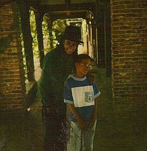  michael jackson with a 粉丝