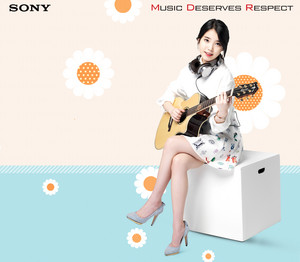  150302 IU for Sony Korea official spring achtergronden
