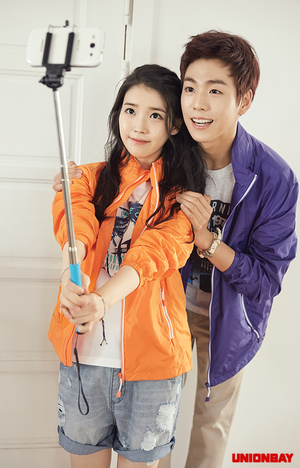  150306 आई यू and Lee Hyun Woo for Unionbay (Large Size)