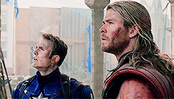  Captain America and Thor