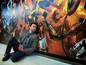 David visits the Marvel Studios