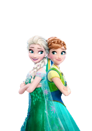  Frozen Fever Transparent Elsa and Anna