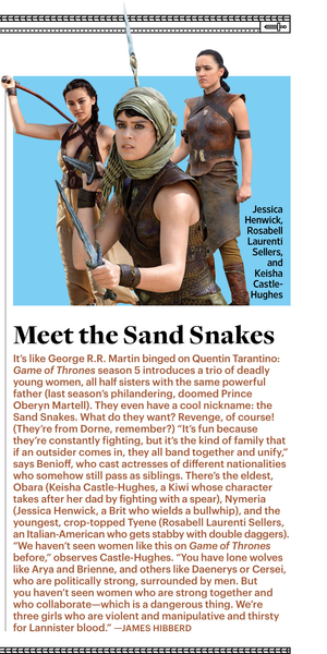  Meet the Sand Snakes