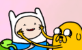 Pinching his cheeks - adventure-time-with-finn-and-jake fan art