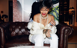  Rihanna at Puma's headquarters