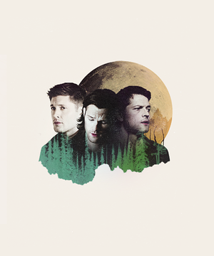  Sam, Dean and Castiel