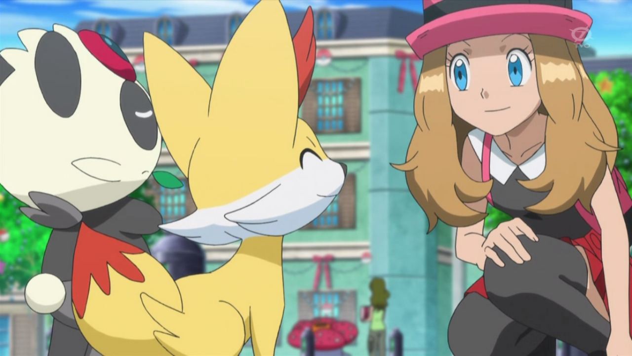 Photo of Serena Fennekin and Pancham for fans of Serena (Pokemon XY). 