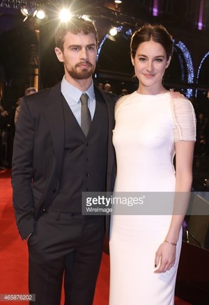 Theo and Shai at Insurgent premiere