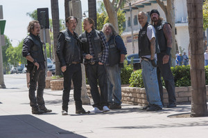 Tommy Flanagan as Chibs in Sons of Anarchy - Black Widower (7x01)