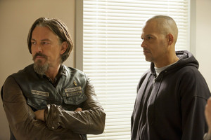 Tommy Flanagan as Chibs in Sons of Anarchy - To Be (4x13)